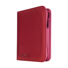 VaultX Red Metalic 12 Pocket Binder