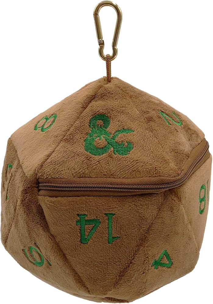 Dungeons & Dragons D20 Plush Dice Bag