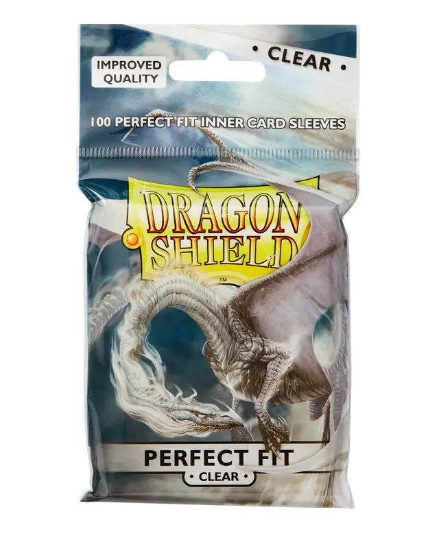 Dragon Shield Perfect Fit Inner Card Sleeves - Clear