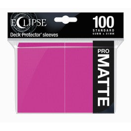 Ultra Pro Sleeves: Standard Eclipse Matte - Hot Pink 100CT